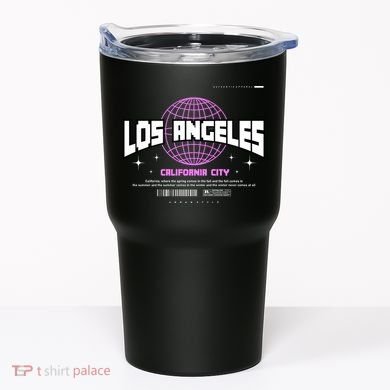 Los Angeles Slogan Retro Style Tumbler