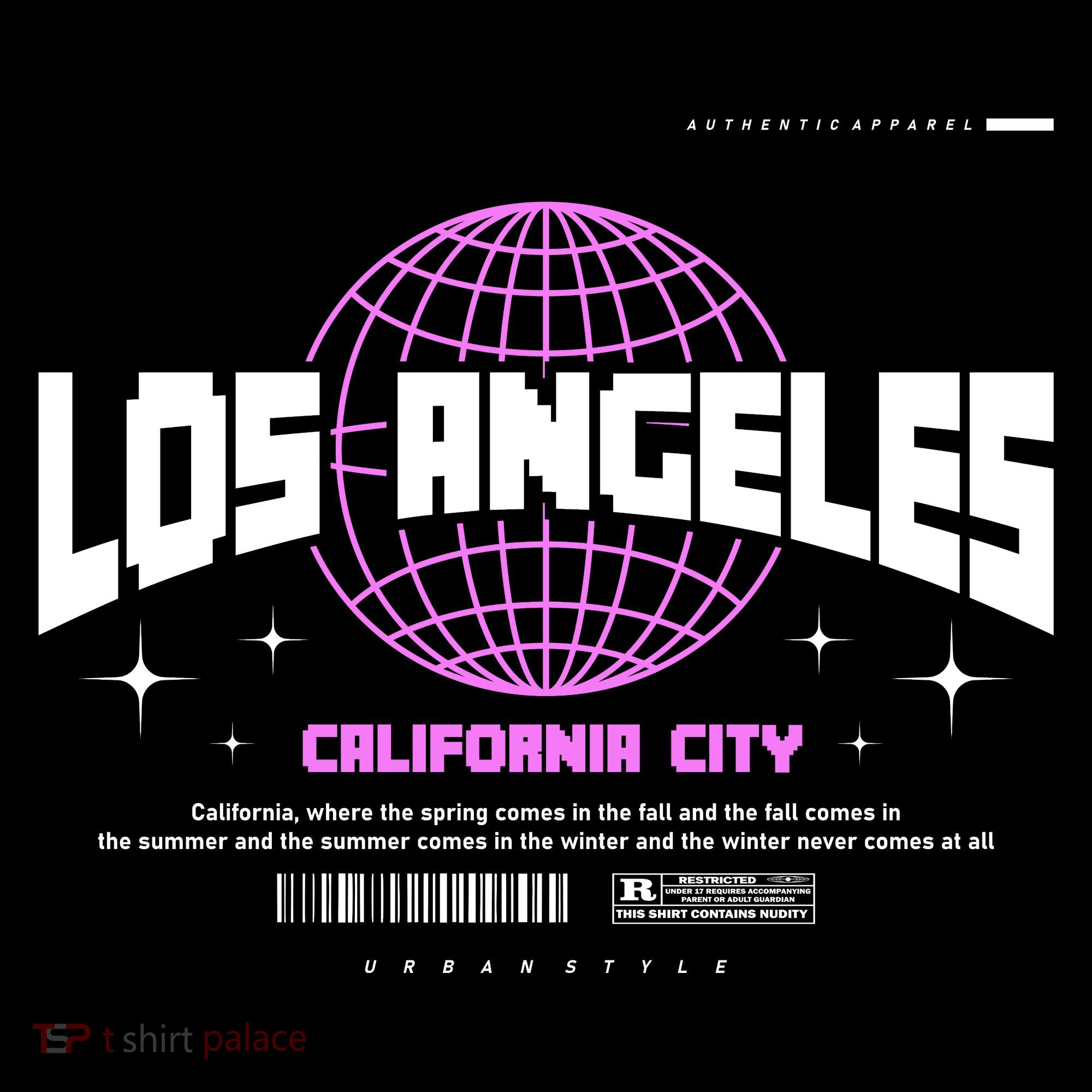 Los Angeles Slogan Retro Style Toddler Hoodie