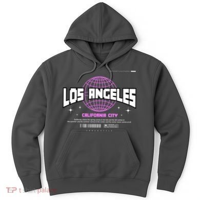 Los Angeles Slogan Retro Style Hoodie