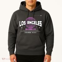 Los Angeles Slogan Retro Style Hoodie thumb 2