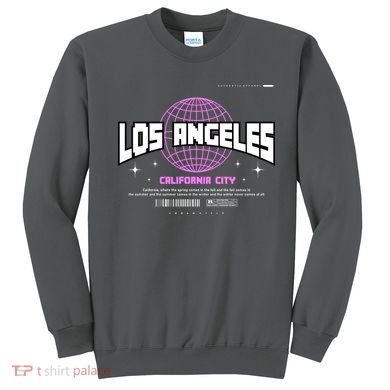 Los Angeles Slogan Retro Style Sweatshirt