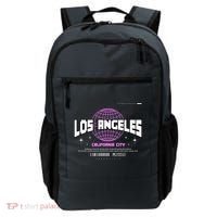Los Angeles Slogan Retro Style Backpack thumb 0