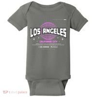 Los Angeles Slogan Retro Style Baby Bodysuit thumb 0