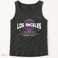 Los Angeles Slogan Retro Style Tank Top thumb 2