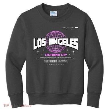 Los Angeles Slogan Retro Style Kids Sweatshirt