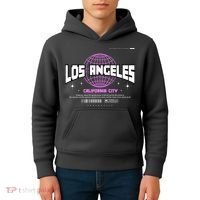 Los Angeles Slogan Retro Style Kids Hoodie thumb 4