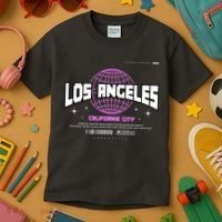 Los Angeles Slogan Retro Style Kids T-Shirt thumb 3