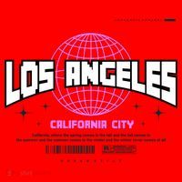 Los Angeles Slogan Retro Style Santa Hat thumb 1