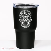 Los Angeles Sugar Skull Day Of The Dead Cinco De Mayo Tumbler thumb 0