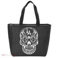 Los Angeles Sugar Skull Day Of The Dead Cinco De Mayo Tote Bag thumb 0