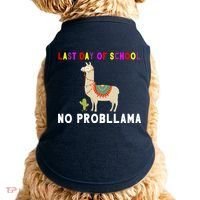Last Day Of School No ProbLLama Doggie Tank thumb 0