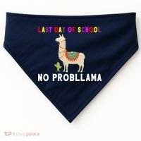 Last Day Of School No ProbLLama USA-Made Doggie Bandana thumb 0