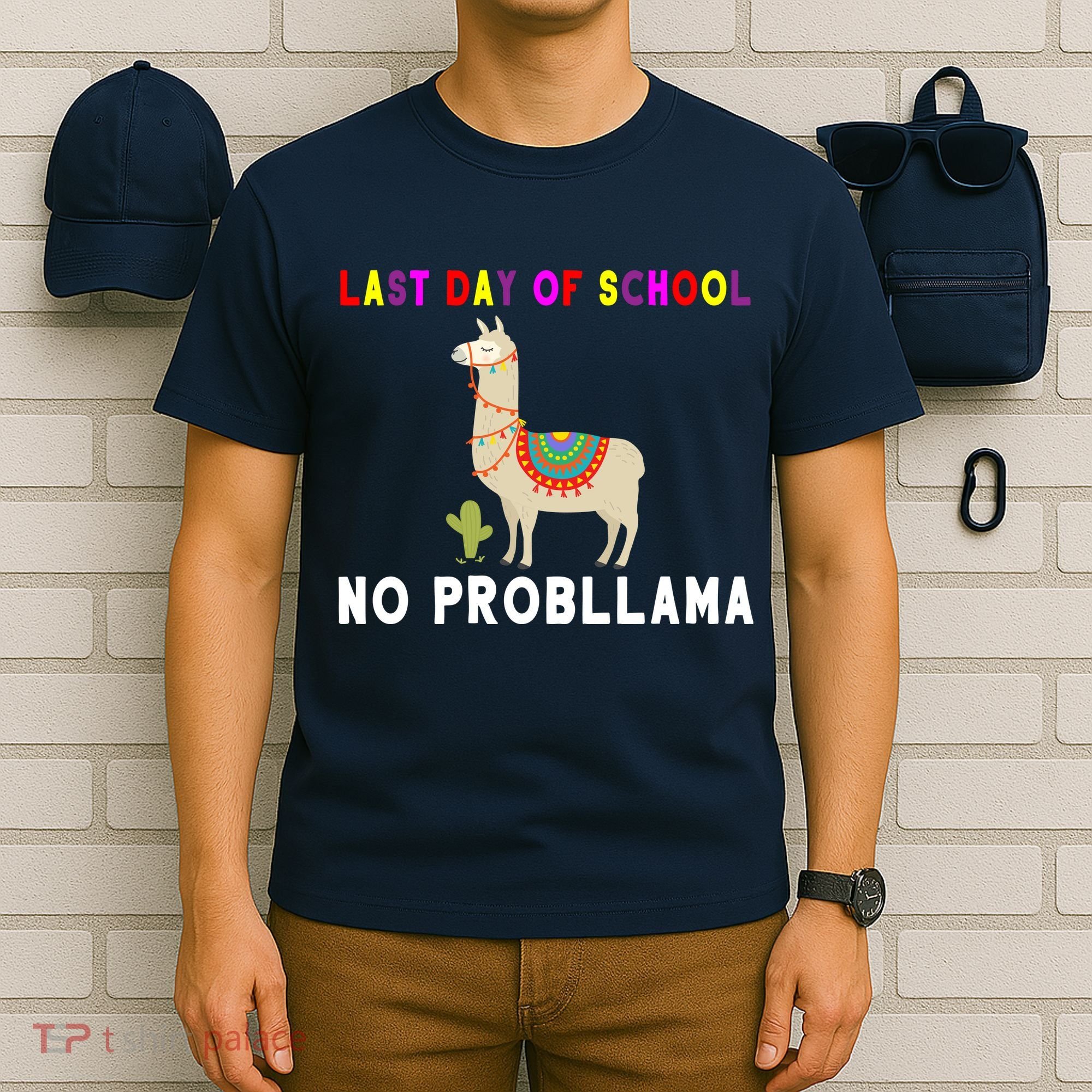 Last Day Of School No ProbLLama T-Shirt