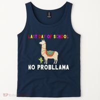 Last Day Of School No ProbLLama Tank Top thumb 2