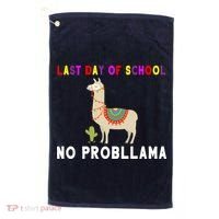 Last Day Of School No ProbLLama Golf Towel thumb 0