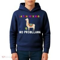 Last Day Of School No ProbLLama Kids Hoodie thumb 4