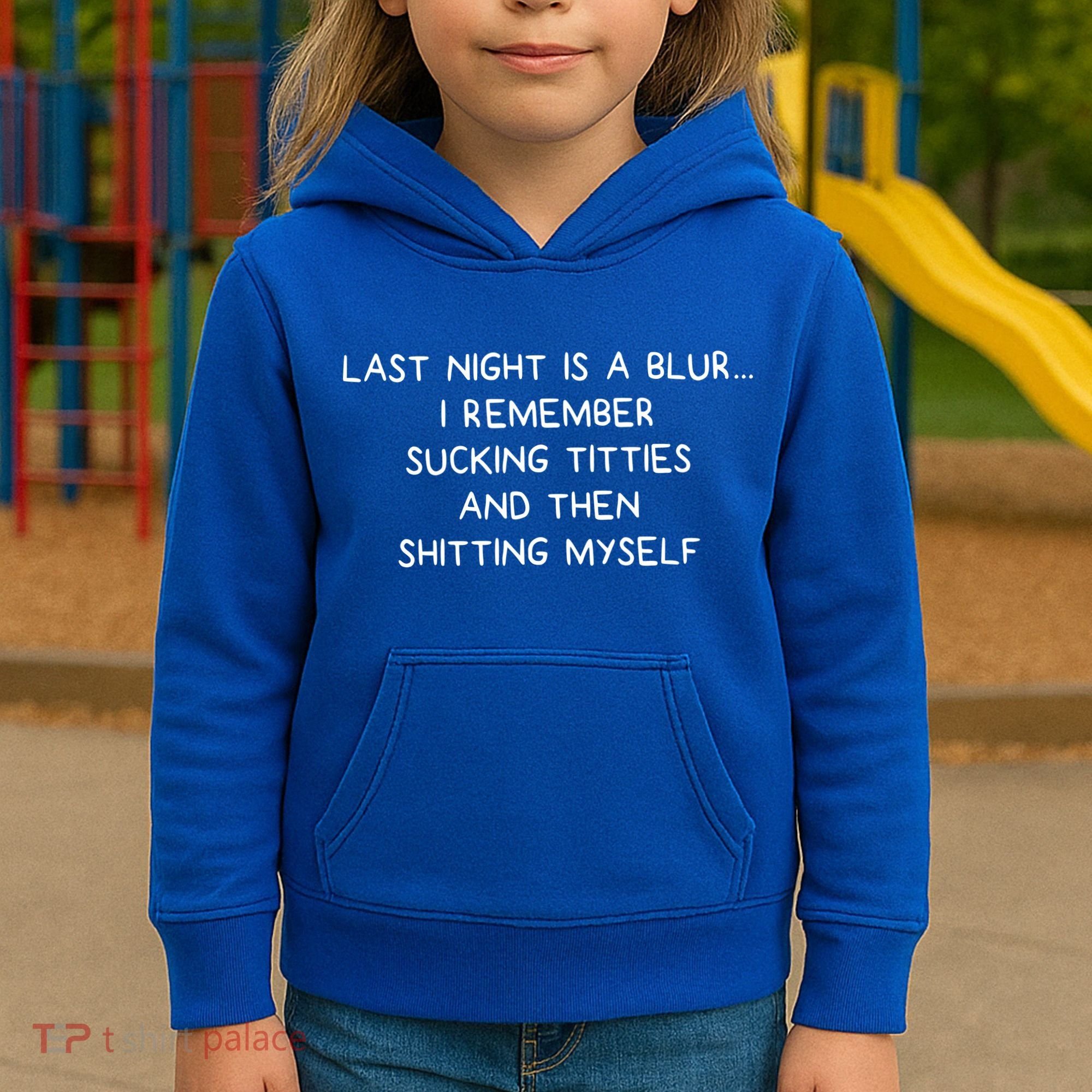 Last Night Was A Blur Kids Hoodie