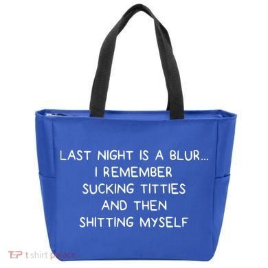 Last Night Was A Blur Tote Bag