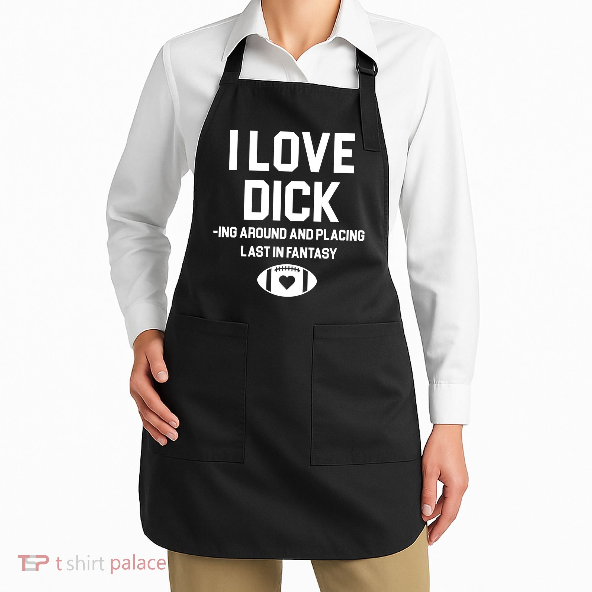 Last Place Fantasy Football Funny Apron