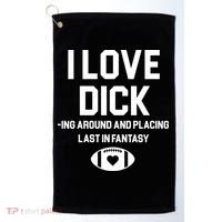 Last Place Fantasy Football Funny Golf Towel thumb 0