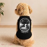 Loon A Tic Funny Common Loon Minnesota Lake Loon Doggie Tank thumb 2