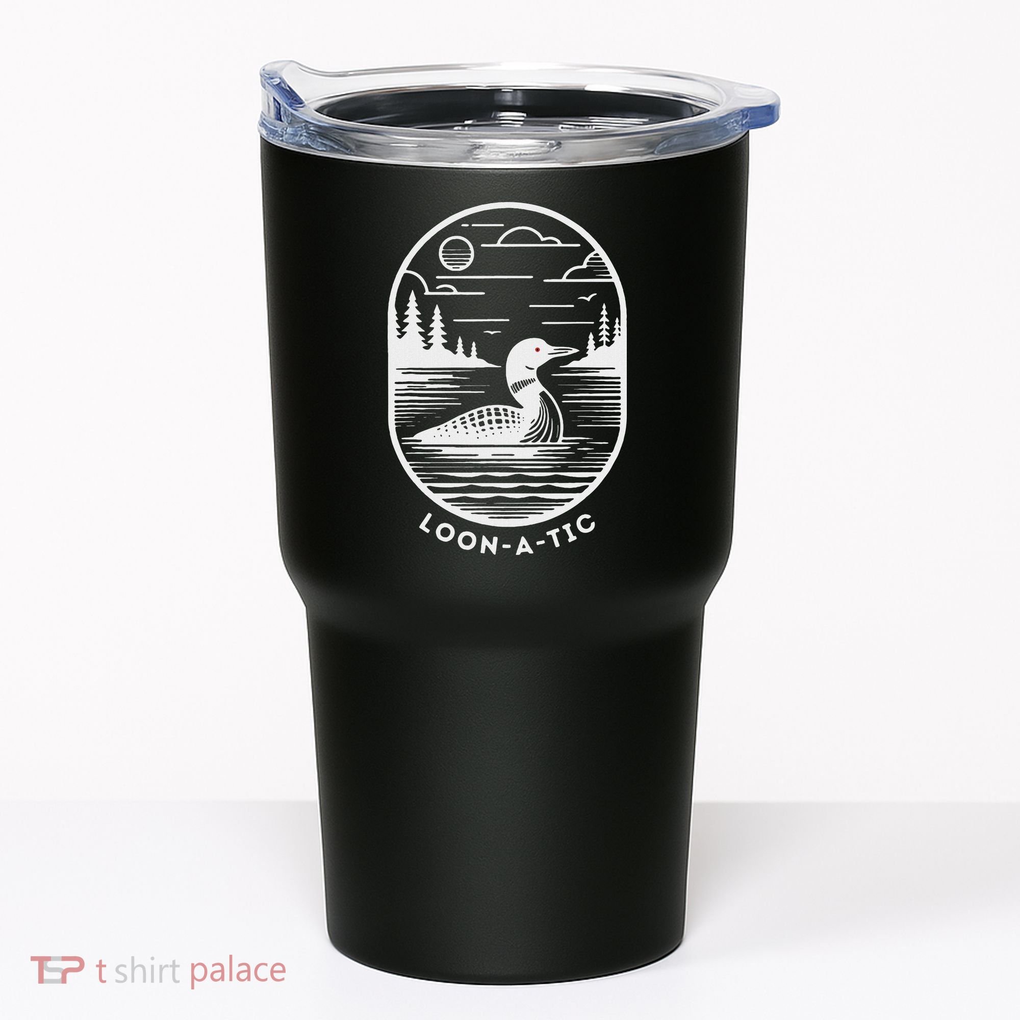 Loon A Tic Funny Common Loon Minnesota Lake Loon Tumbler