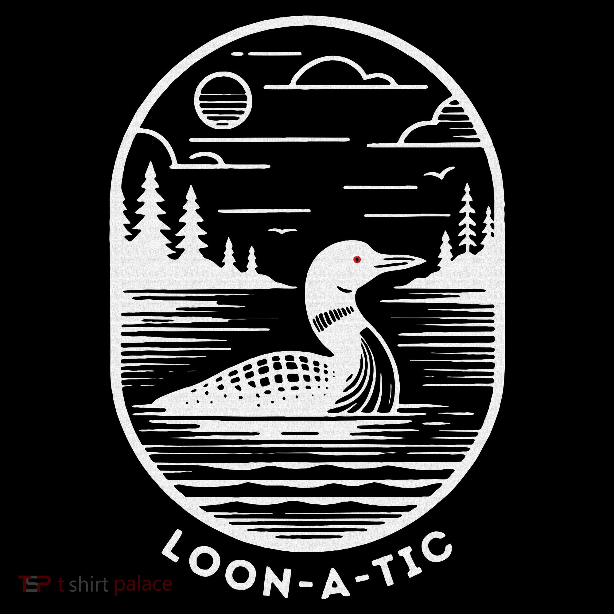 Loon A Tic Funny Common Loon Minnesota Lake Loon Mousepad