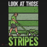 Look At Those Stripes Lawn Mowing Funny Dad Lawn Mower Mousepad thumb 1