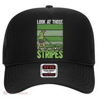 Look At Those Stripes Lawn Mowing Funny Dad Lawn Mower Hat thumb 0