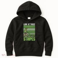 Look At Those Stripes Lawn Mowing Funny Dad Lawn Mower Kids Hoodie thumb 0
