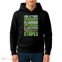 Look At Those Stripes Lawn Mowing Funny Dad Lawn Mower Kids Hoodie thumb 4