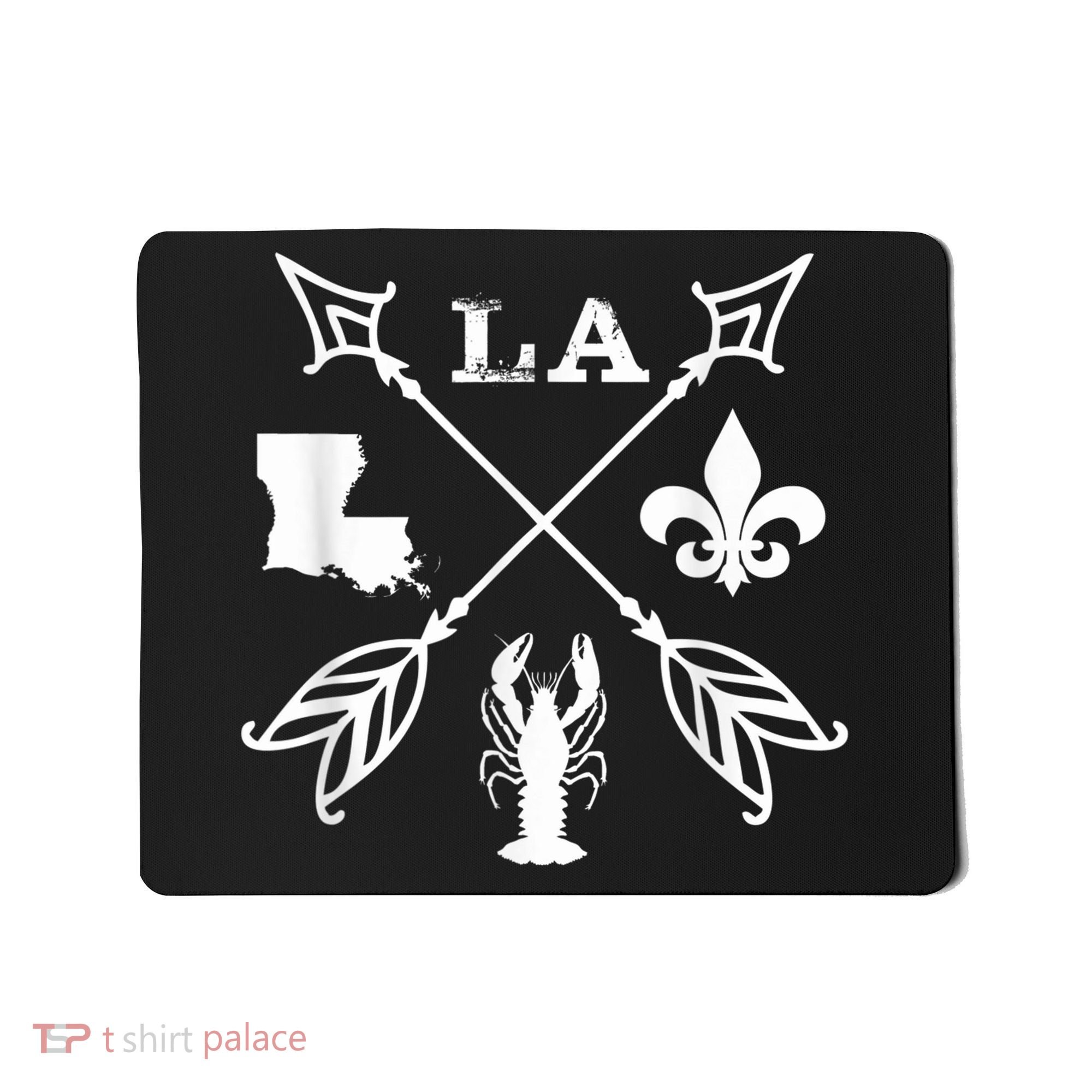 Louisiana arrow t shirt New Orleans Mardi Gras Tshirt Mousepad