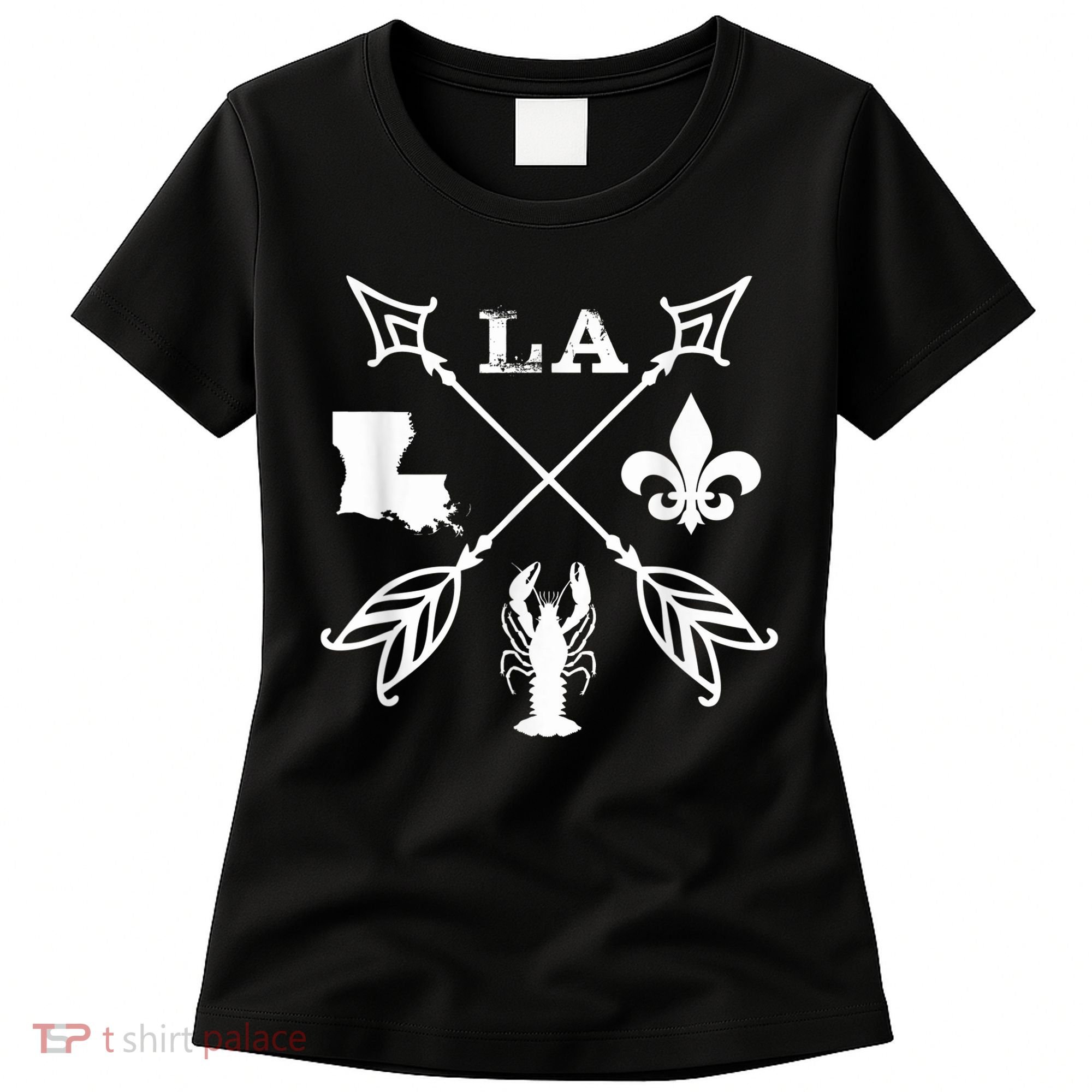Louisiana arrow t shirt New Orleans Mardi Gras Tshirt Women's T-Shirt