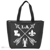 Louisiana arrow t shirt New Orleans Mardi Gras Tshirt Tote Bag thumb 0