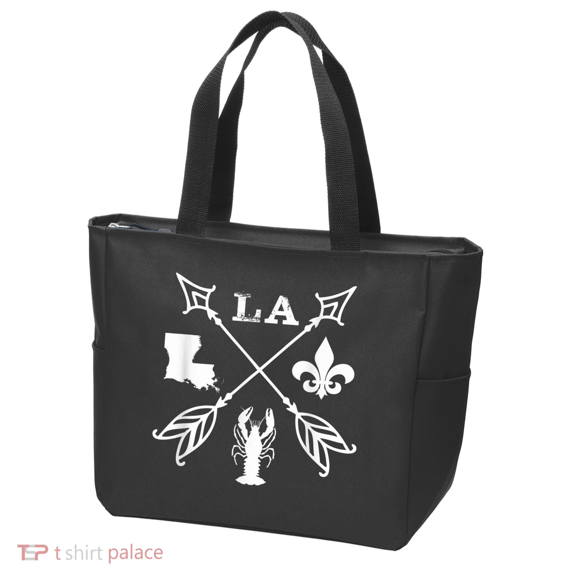 Louisiana arrow t shirt New Orleans Mardi Gras Tshirt Tote Bag