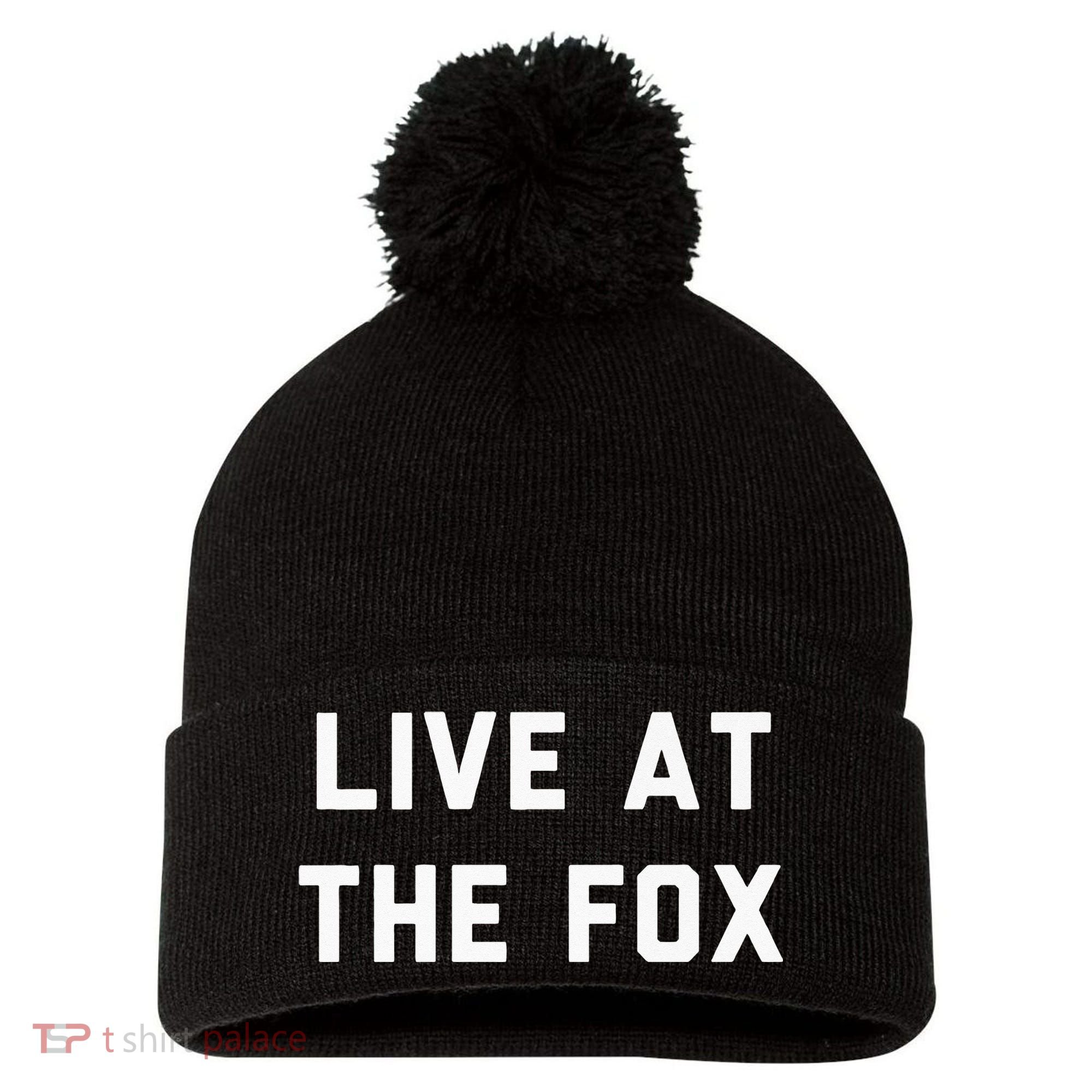 Live At The Fox Classic Rock Music Inspired Southern Rock Pom Pom 12in Knit Beanie
