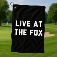Live At The Fox Classic Rock Music Inspired Southern Rock Golf Towel thumb 1