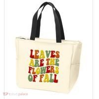 Leaves Are The Flowers Of Fall Retro Tote Bag thumb 3