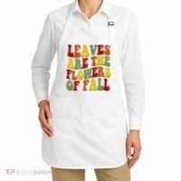 Leaves Are The Flowers Of Fall Retro Apron thumb 2