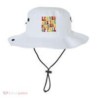 Leaves Are The Flowers Of Fall Retro Bucket Hat thumb 0