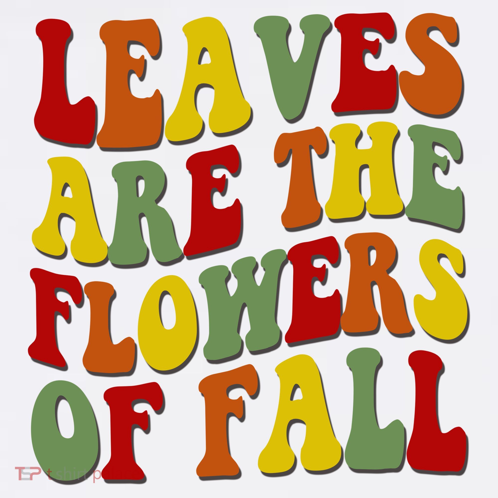 Leaves Are The Flowers Of Fall Retro Women's Hoodie