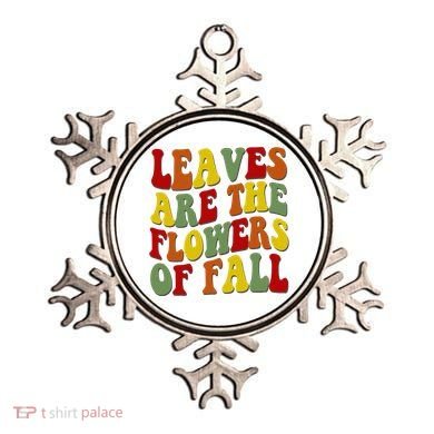 Leaves Are The Flowers Of Fall Retro Ornament