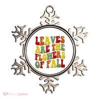 Leaves Are The Flowers Of Fall Retro Ornament thumb 0