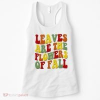 Leaves Are The Flowers Of Fall Retro Women's Tank Top thumb 0