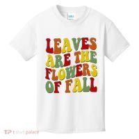 Leaves Are The Flowers Of Fall Retro Kids T-Shirt thumb 0