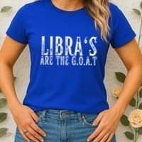 Libras Are The G O A T September October Libra Birthday Gift Women's T-Shirt thumb 2