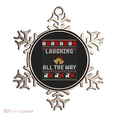 Laughing All The Way Jingle Bells Ugly Sweater Gift Ornament