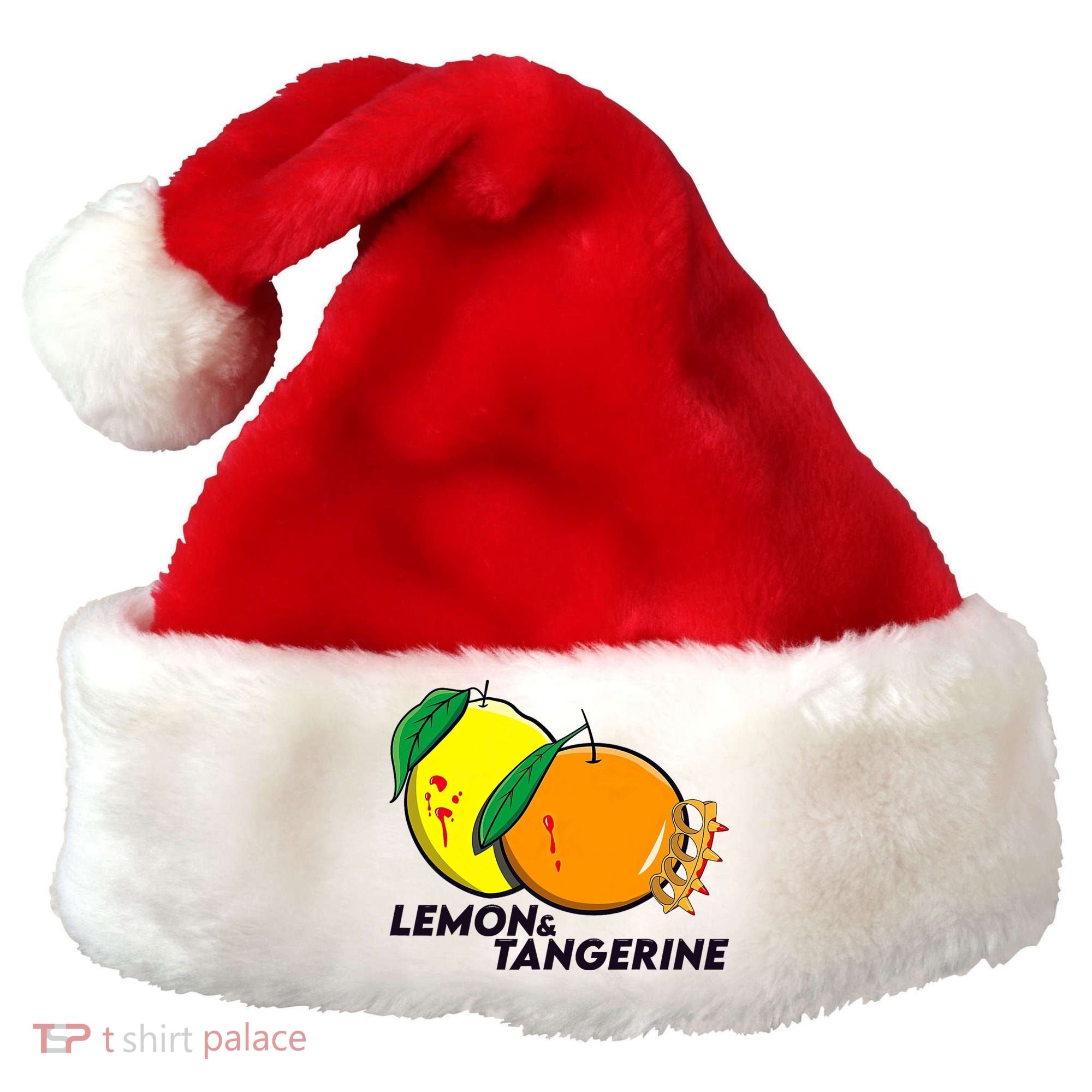 Lemon And Tangerine Bullet Train Santa Hat