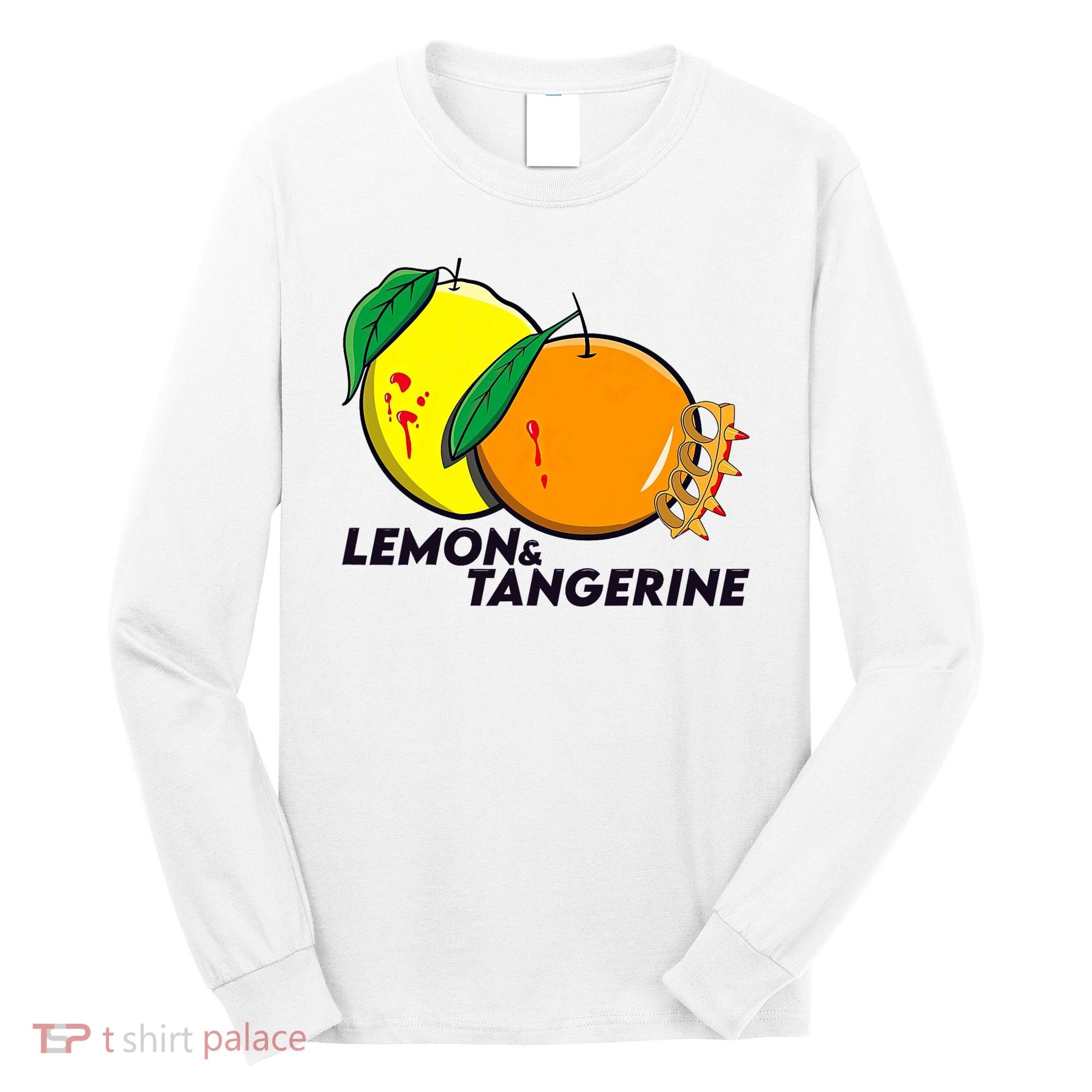 Lemon And Tangerine Bullet Train Long Sleeve Shirt