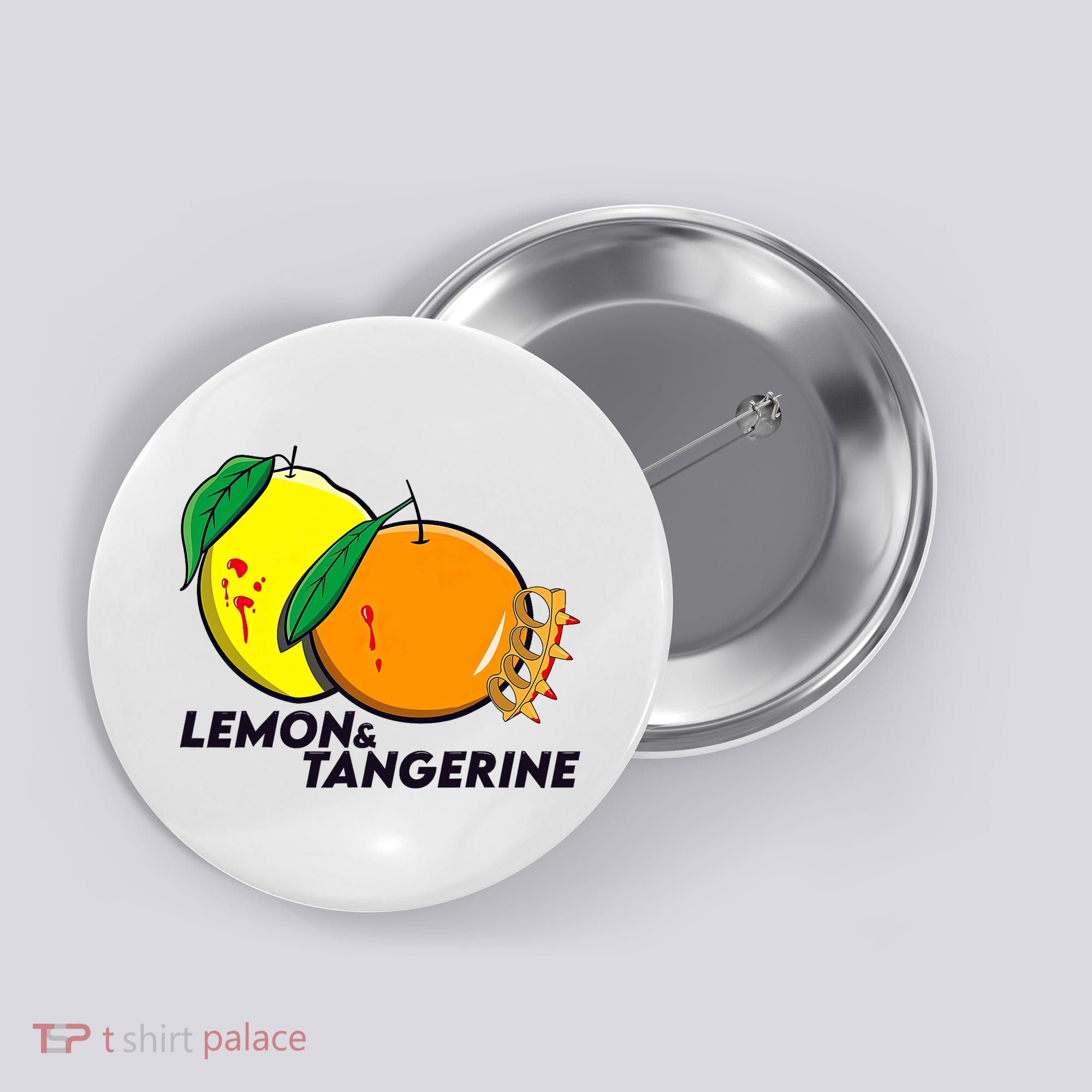 Lemon And Tangerine Bullet Train Button